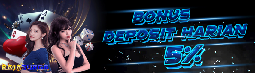 BONUS DEPOSIT HARIAN 5 JUTA